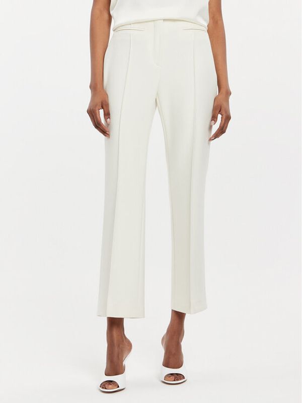 Boss Boss Hlače Tizora 50513186 Écru Regular Fit