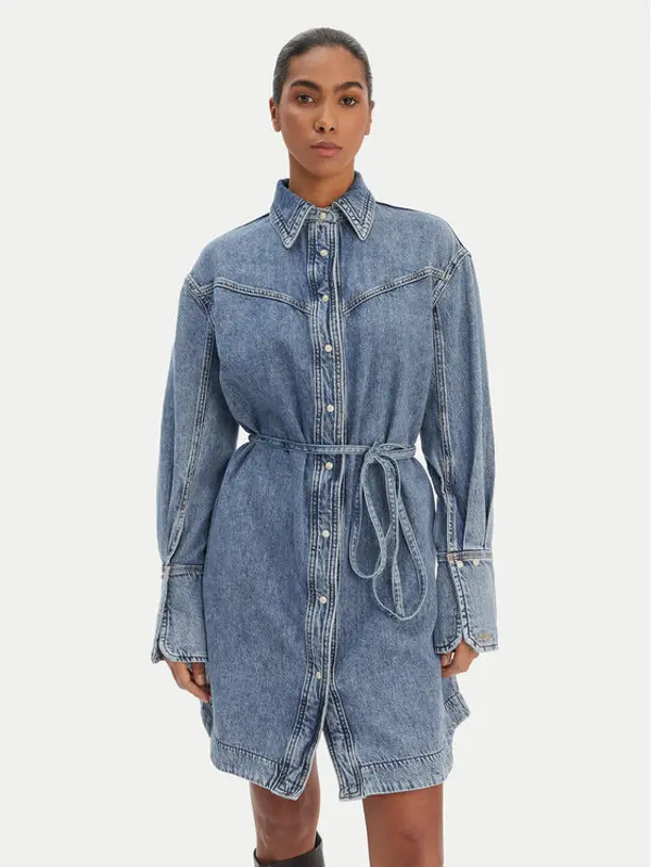 Boss BOSS Jeans haljina 50557046 Plava Regular Fit
