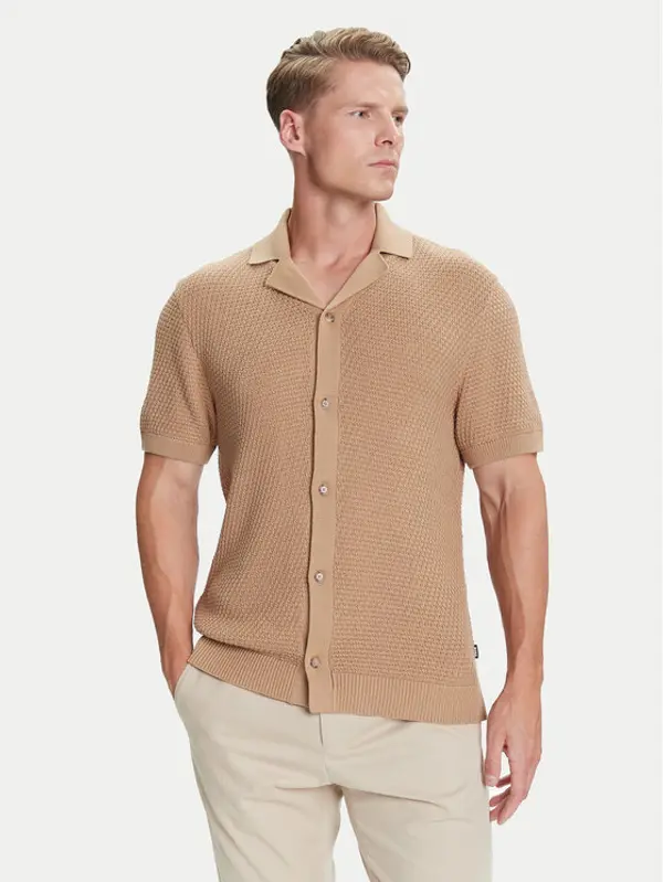 Boss BOSS Kardigan C-Iconico 50543163 Bež Regular Fit