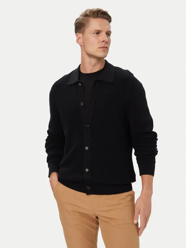 Boss BOSS Kardigan C-Laconico 50565524 Crna Regular Fit
