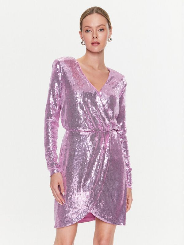 Boss Boss Koktel haljina 50484637 Ružičasta Regular Fit