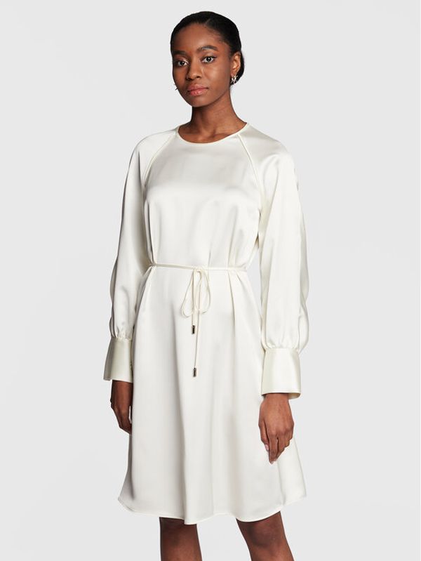 Boss Boss Koktel haljina Desatina 50482494 Écru Regular Fit