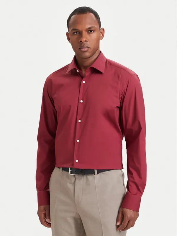 Boss BOSS Košulja 50473265 Crvena Regular Fit