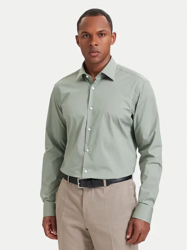 Boss BOSS Košulja 50473265 Svijetlo zelena Regular Fit