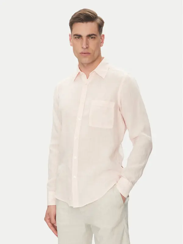 Boss BOSS Košulja 50537381 Ružičasta Regular Fit
