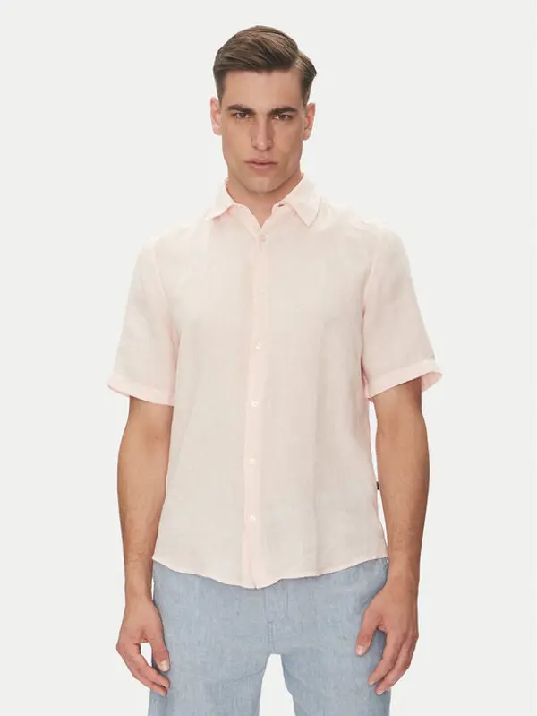 Boss BOSS Košulja 50537382 Ružičasta Regular Fit