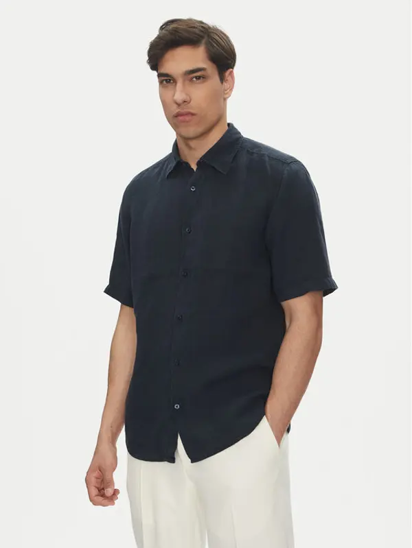Boss BOSS Košulja 50537382 Tamnoplava Regular Fit