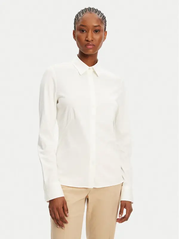 Boss BOSS Košulja Bronta 50543691 Écru Extra Slim Fit
