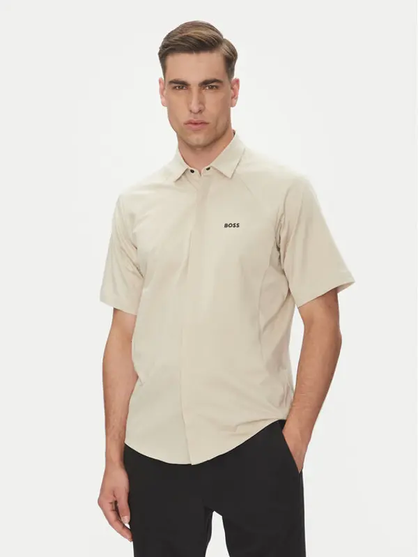 Boss BOSS Košulja Excurse 50540196 Bež Regular Fit
