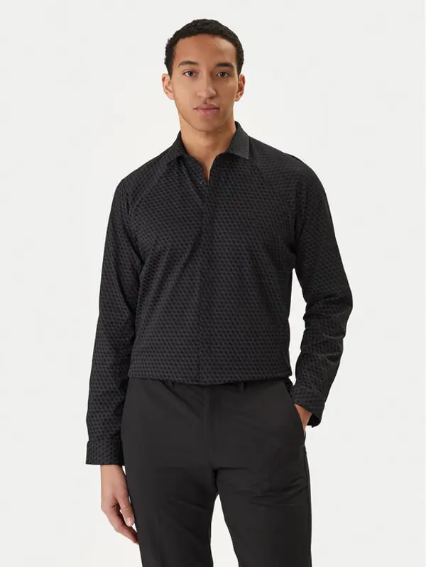 Boss BOSS Košulja Excurse 50554481 Crna Regular Fit