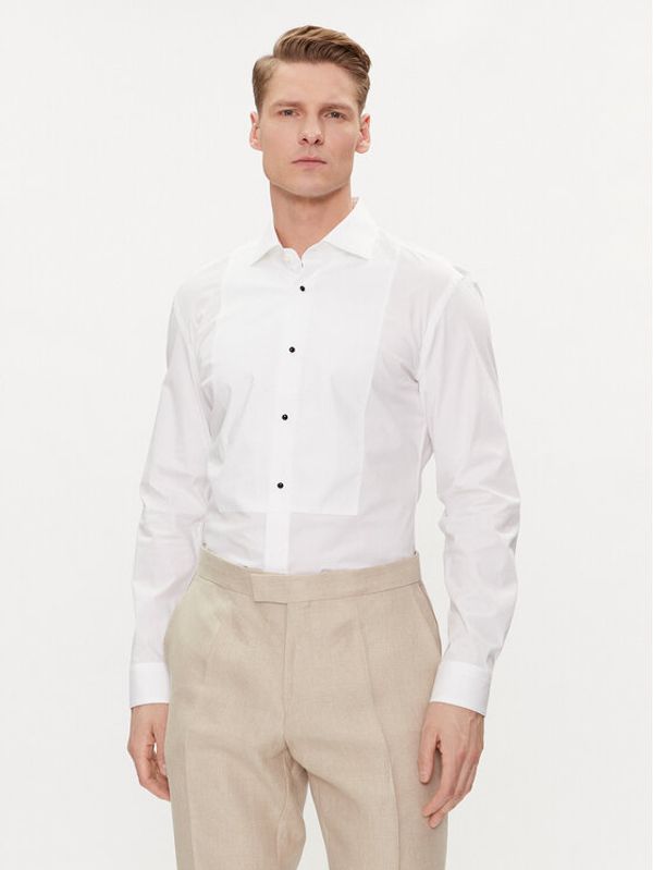 Boss Boss Košulja H-Hank 50512922 Bijela Slim Fit