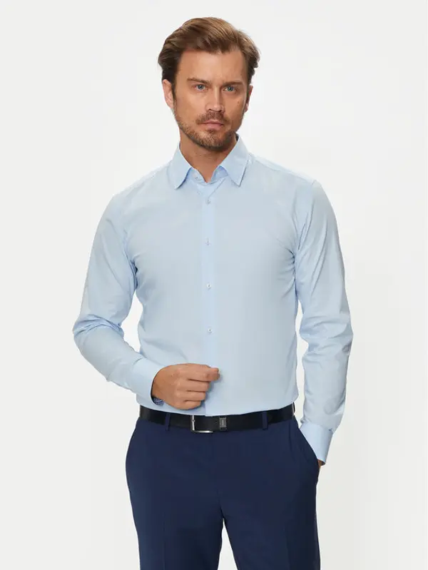 Boss Boss Košulja H-Hank 50519859 Plava Slim Fit