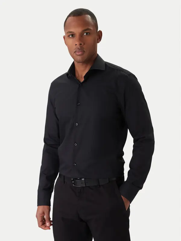 Boss BOSS Košulja H-Hank 50550925 Crna Slim Fit