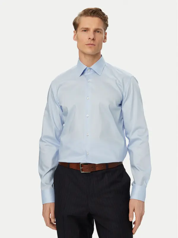 Boss BOSS Košulja H-Hank 50560704 Svijetlo plava Slim Fit