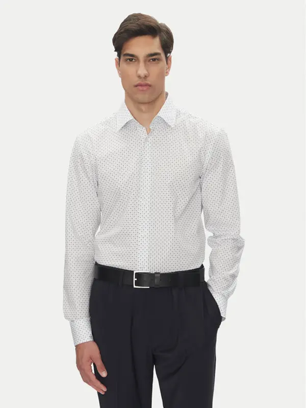 Boss BOSS Košulja H-Hank-Kent-C1 50545147 Bijela Slim Fit