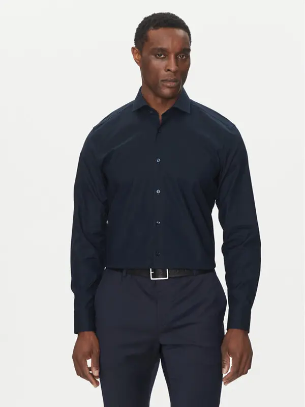 Boss BOSS Košulja H-HANK-spread-C1-222 50539227 Tamnoplava Slim Fit