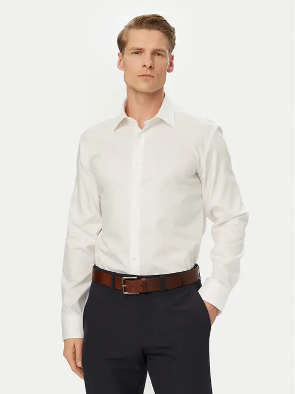Boss BOSS Košulja H-Joe 50560583 Bijela Regular Fit