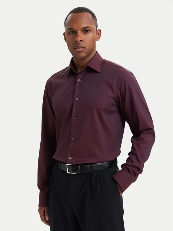 Boss BOSS Košulja H-Joe 50560583 Tamnocrvena Regular Fit