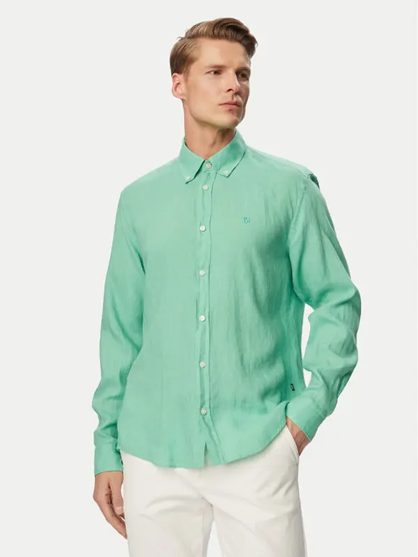 Boss BOSS Košulja H-Liam 50556077 Svijetlo zelena Regular Fit