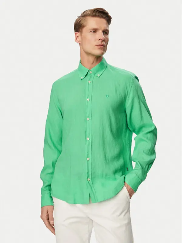 Boss BOSS Košulja H-Liam 50556077 Svijetlo zelena Regular Fit