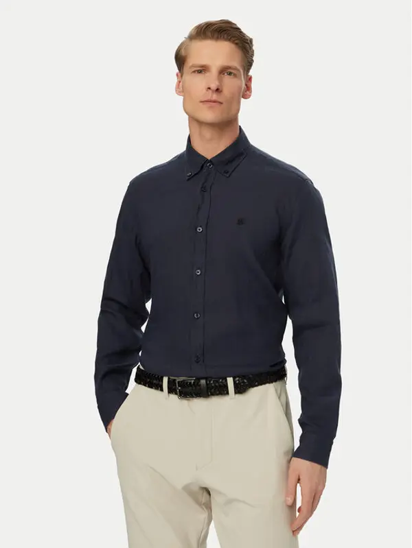 Boss BOSS Košulja H-Liam 50556077 Tamnoplava Regular Fit