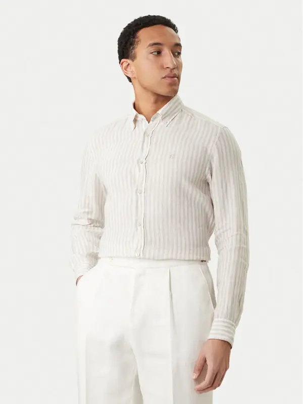 Boss BOSS Košulja H-Liam 50560595 Bež Regular Fit