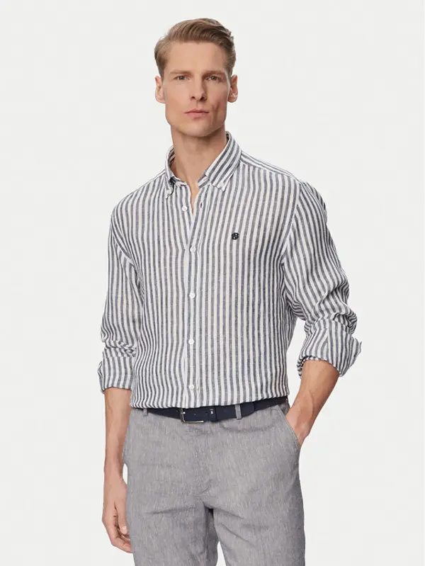 Boss BOSS Košulja H-Liam 50560595 Tamnoplava Regular Fit