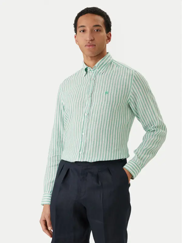 Boss BOSS Košulja H-Liam 50560595 Zelena Regular Fit