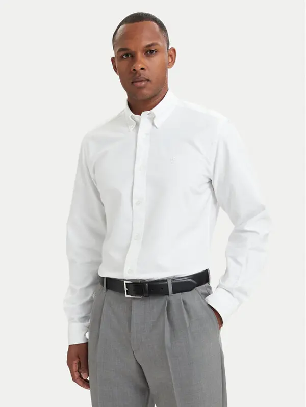 Boss BOSS Košulja H-Liam 50566988 Bijela Regular Fit