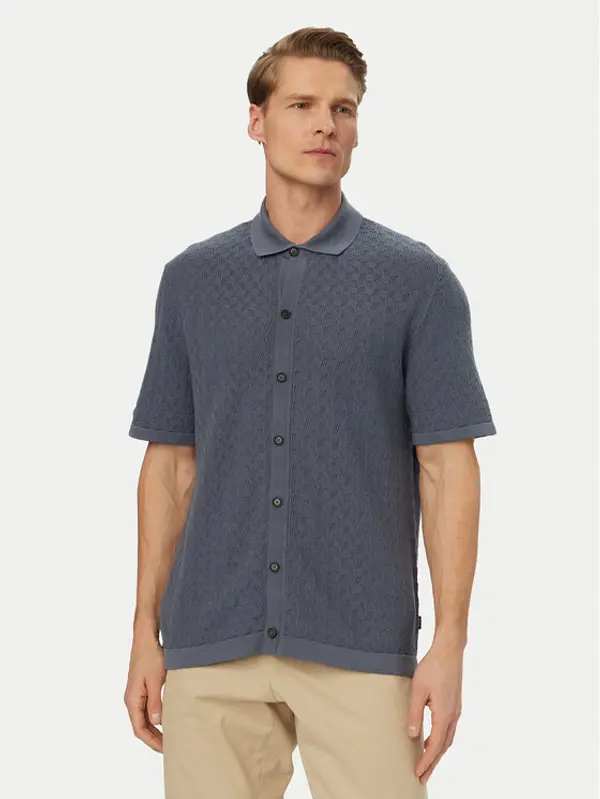 Boss BOSS Košulja H-Nappo 50560494 Plava Regular Fit