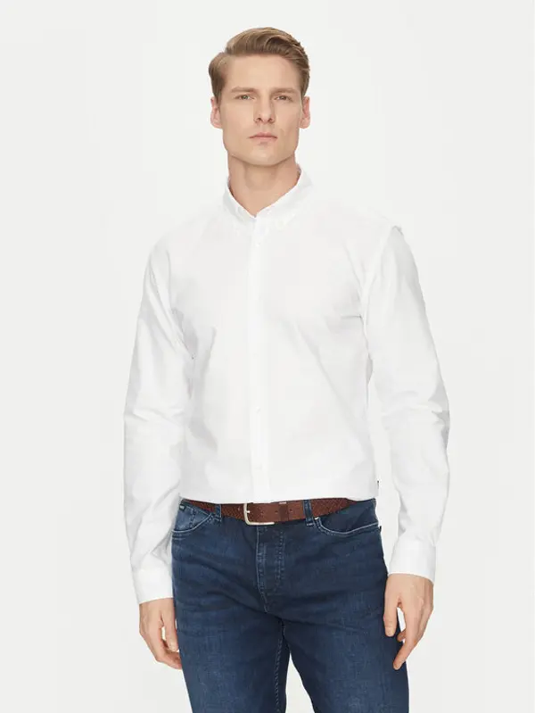 Boss Boss Košulja H-Roan 50520265 Bijela Slim Fit