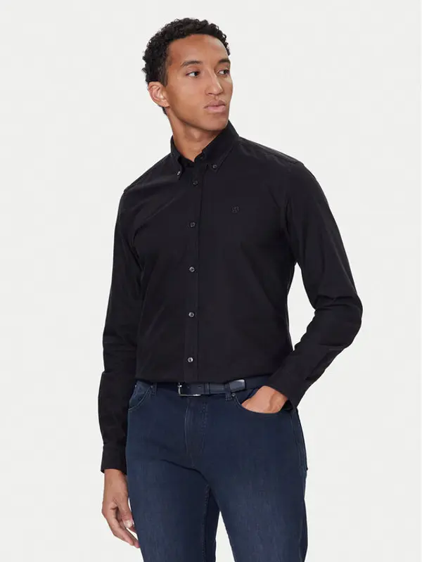 Boss BOSS Košulja H-Roan 50544917 Crna Slim Fit