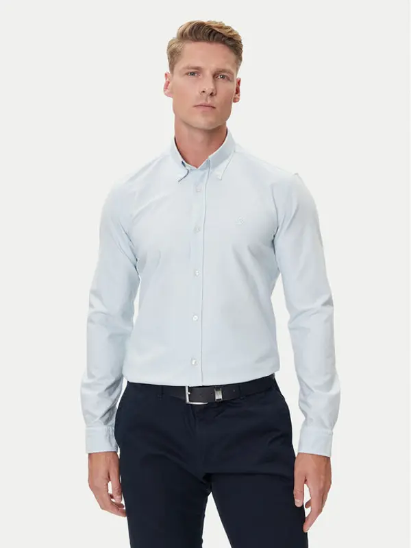 Boss BOSS Košulja H-Roan 50544917 Svijetloplava Slim Fit