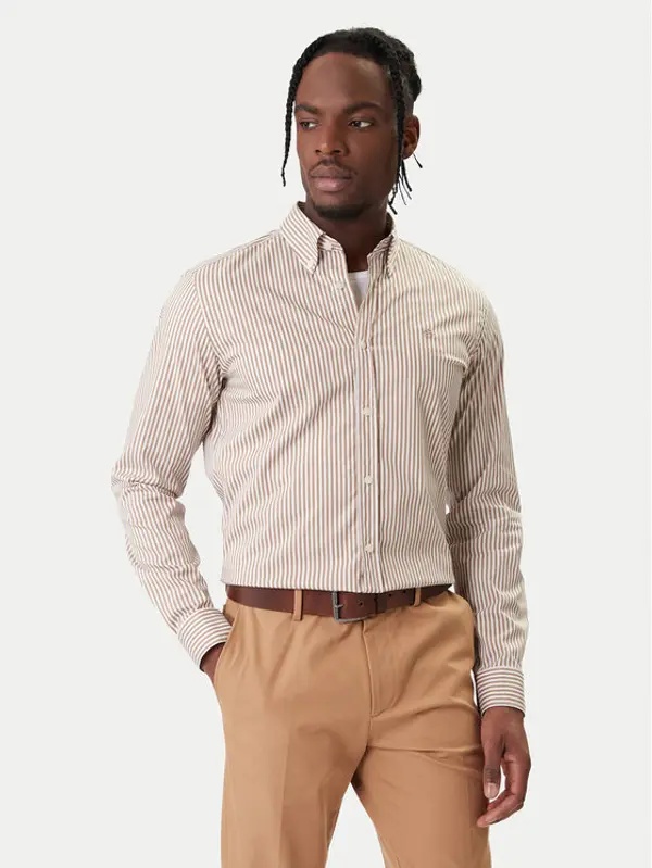 Boss BOSS Košulja H-Roan 50556085 Bež Slim Fit
