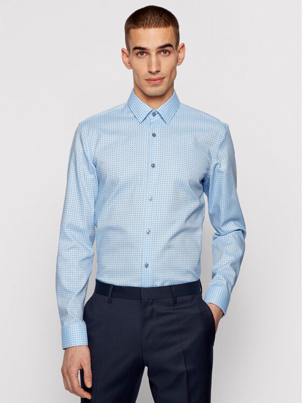 Boss Boss Košulja Isko 50449900 Svijetloplava Slim Fit