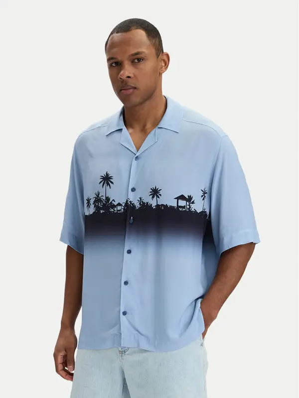 Boss BOSS Košulja Lapisy_M 50559633 Svijetloplava Relaxed Fit