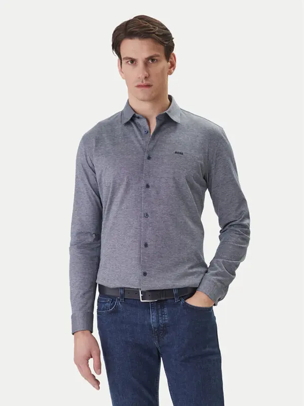 Boss BOSS Košulja Mysoft 50519748 Tamnoplava Slim Fit