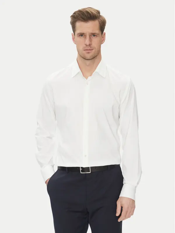 Boss BOSS Košulja P-Hank 50503356 Bijela Slim Fit
