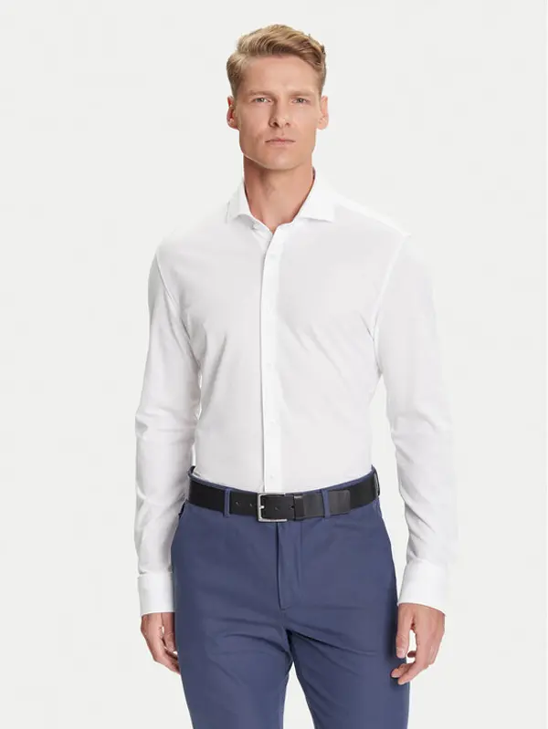 Boss BOSS Košulja P-Hank 50527675 Bijela Slim Fit