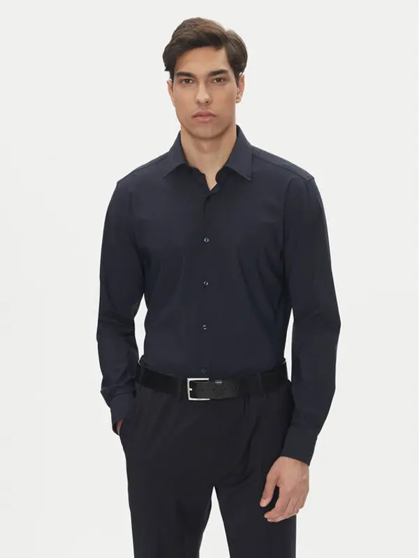 Boss BOSS Košulja P-Hank 50539391 Tamnoplava Slim Fit