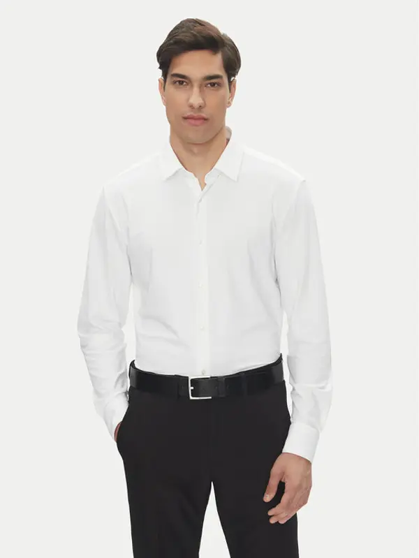Boss BOSS Košulja P-Hank 50539398 Bijela Slim Fit