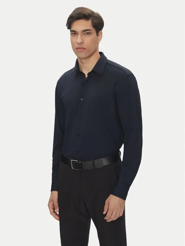 Boss BOSS Košulja P-Hank 50539398 Tamnoplava Slim Fit