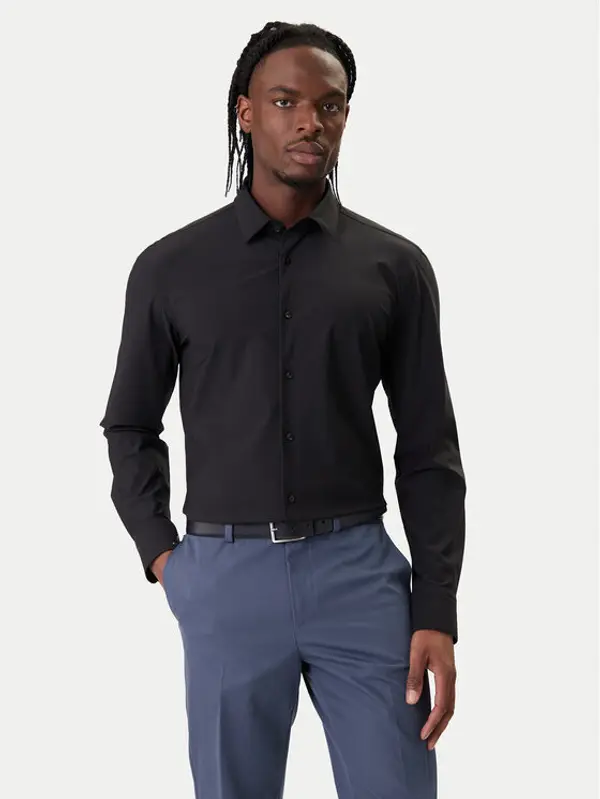 Boss BOSS Košulja P-Hank 50555747 Crna Slim Fit