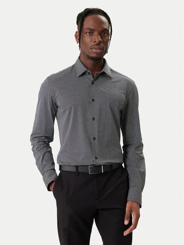 Boss BOSS Košulja P-Hank 50556102 Crna Slim Fit