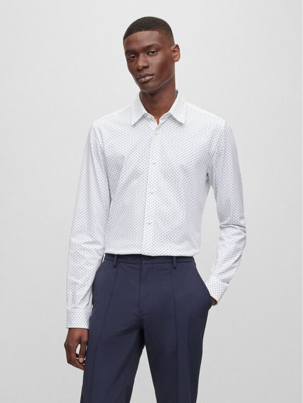 Boss Boss Košulja P-Roan 50497111 Bijela Slim Fit