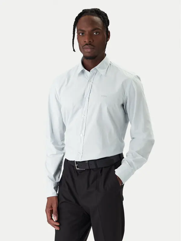 Boss BOSS Košulja Relegant 50518304 Siva Regular Fit