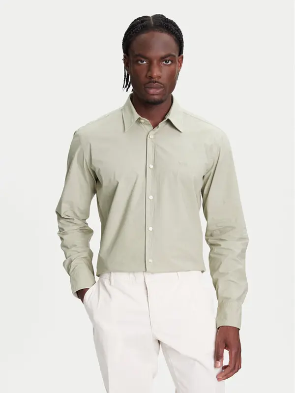 Boss BOSS Košulja Relegant 50518304 Zelena Regular Fit