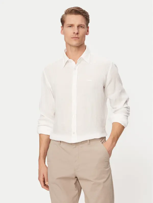 Boss BOSS Košulja Relegant 50567579 Bijela Regular Fit