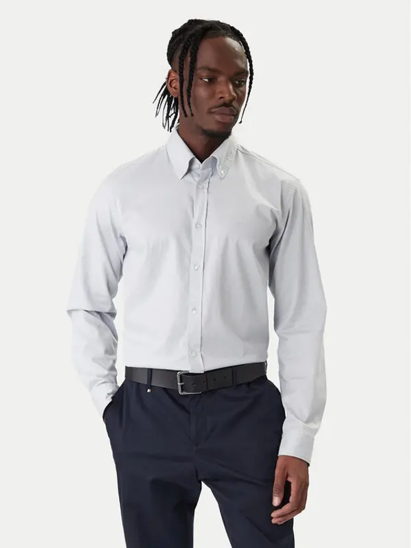Boss BOSS Košulja Rickert 50553001 Siva Regular Fit
