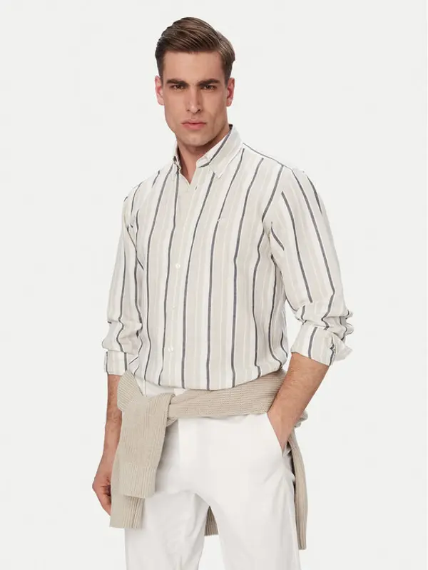 Boss BOSS Košulja Ricoplus 50559324 Siva Regular Fit